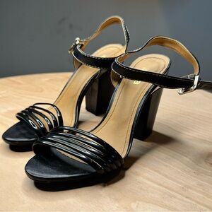 Miss Diva Women's Platform Sandals Ankle Strap Open Toe Buckle Heels Size 9